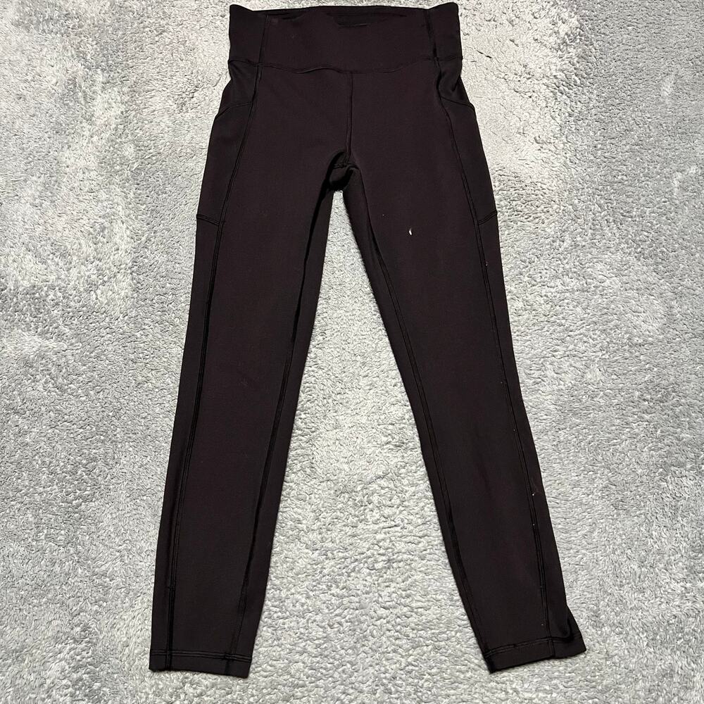 Lululemon Leggings Womens 8 Black Invigorate Cropped 25” Pants